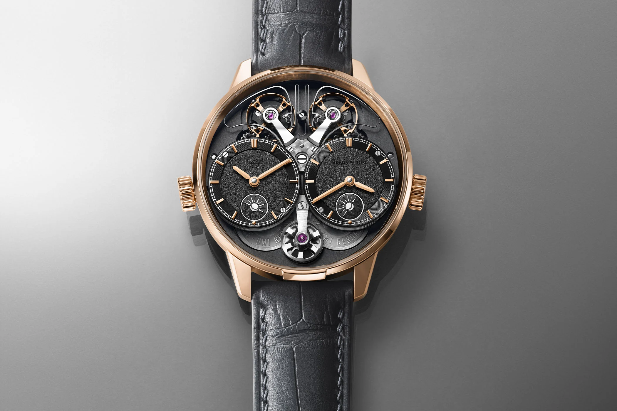 Introducing – Armin Strom Dual Time GMT Resonance Rose Gold