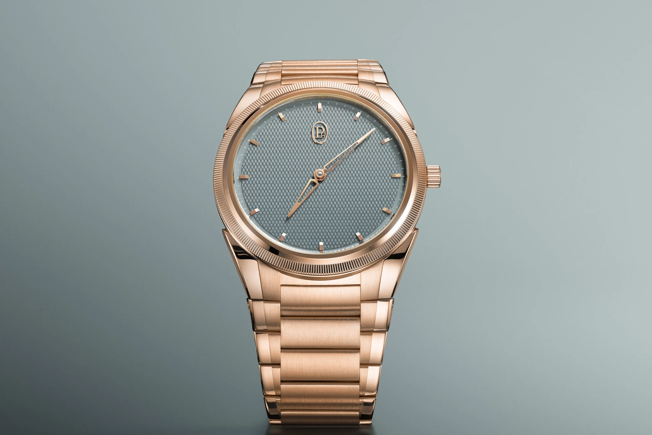 Introducing – The Parmigiani Tonda PF Micro-Rotor Stainless Steel and Rose Gold with Agave Blue Dial