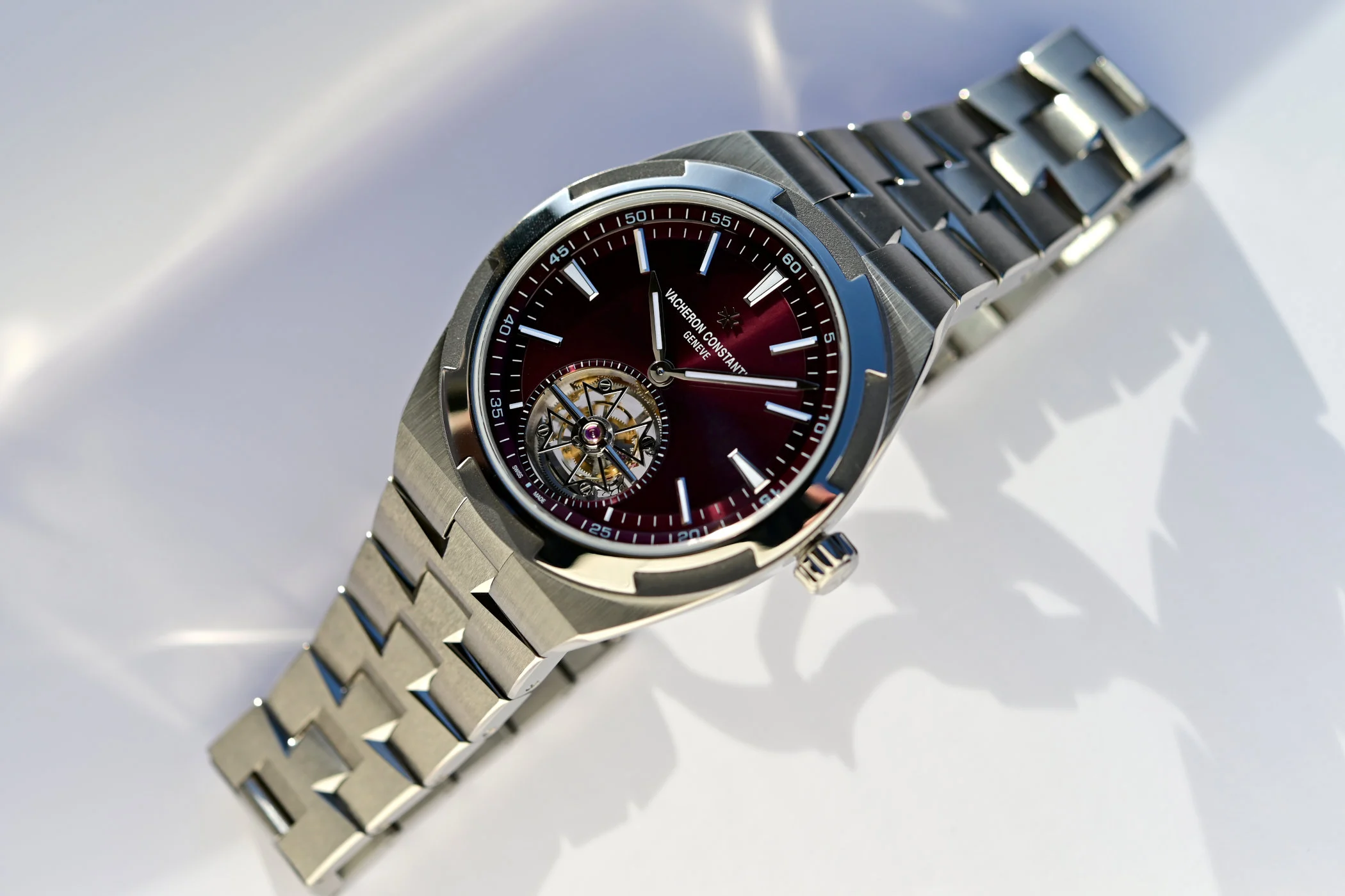 First Look – The Vacheron Constantin Overseas Tourbillon Titanium, Now In Ruby Red