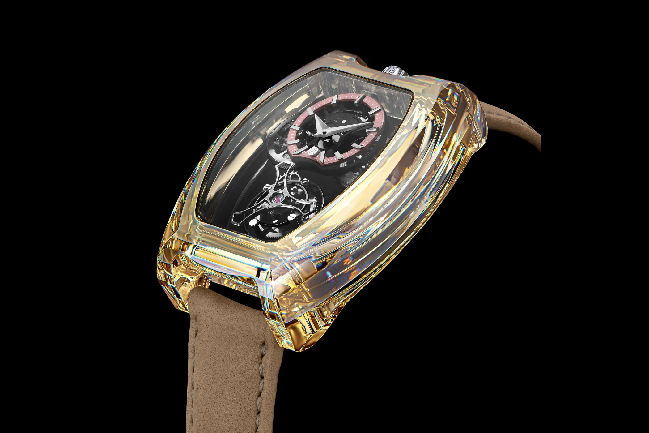 Introducing – The Spellbinding ArtyA Purity Moissanite Curvy Tourbillon