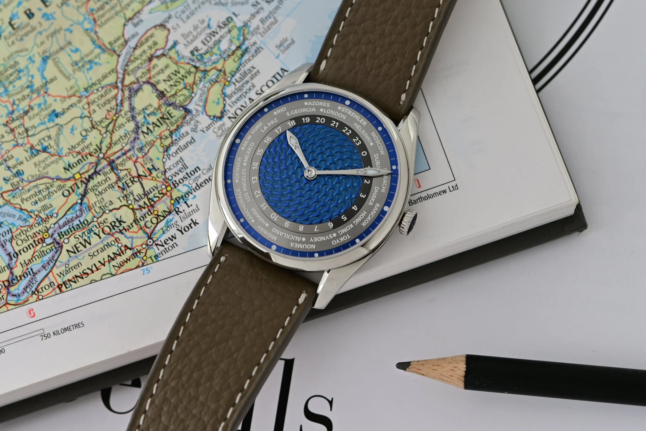First Look – The Strehler Säntis, A Fine and Intuitive Worldtimer from an Independent Mind