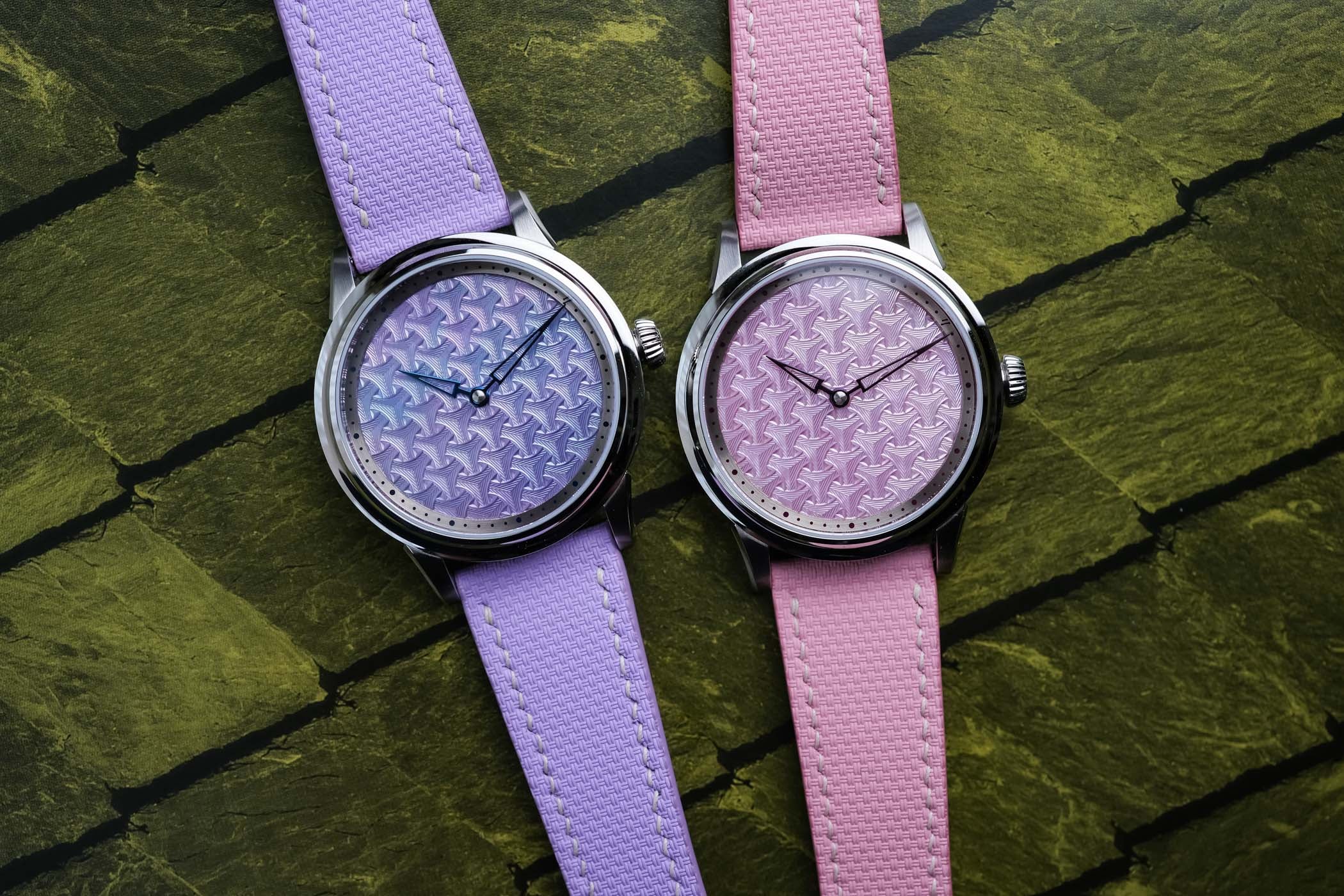 First Look – The Watch Ho & Co x Selten Jui Bauhinia in Pink and Purple Mother-of-Pearl