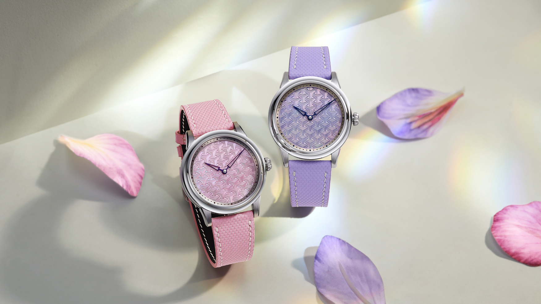 The Watch Ho & Co x Selten Jui Bauhinia offers a familiar 39mm platform, now with Bauhinia light-play