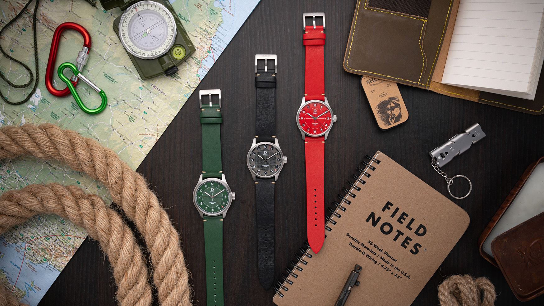 The new Erebus Twenty-Four changes the field watch game with its novel 24-hour display