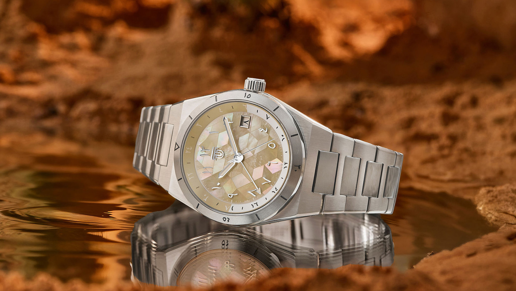 A GMT with a difference, Tedoro unveils its limited edition, mother-of-pearl Harmony 39 Sarab