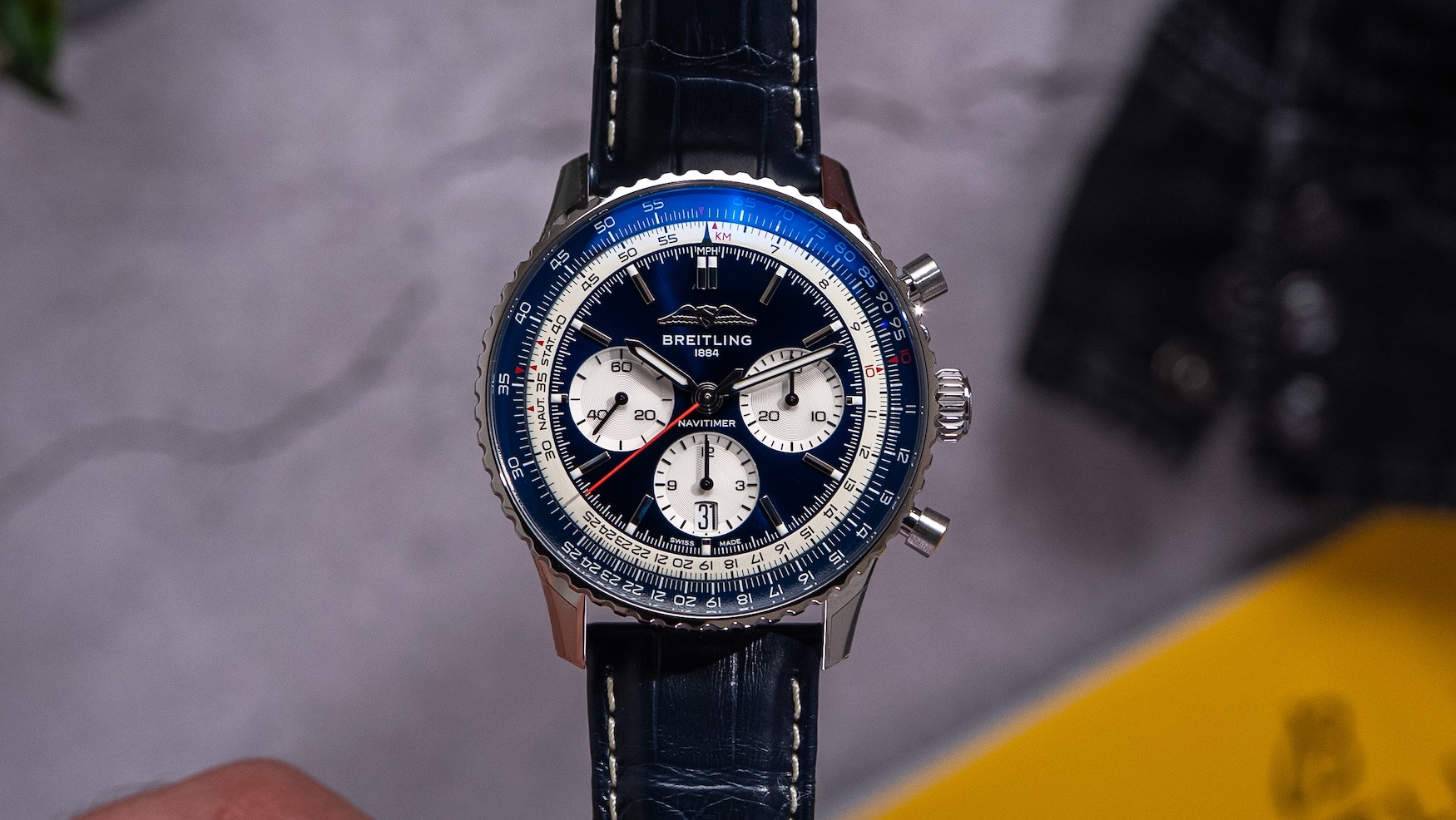 Breitling pays tribute to the 50th anniversary of the Concorde with new Navitimer