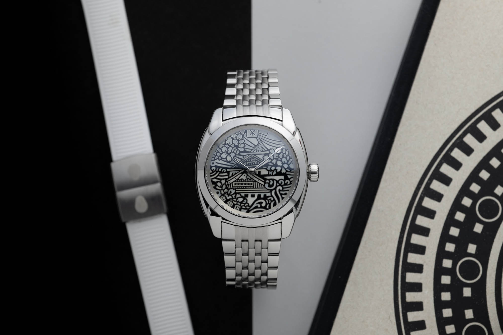 Finally, a Japanese Manhole Inspired Watch with a Cloisonné Enamel Dial