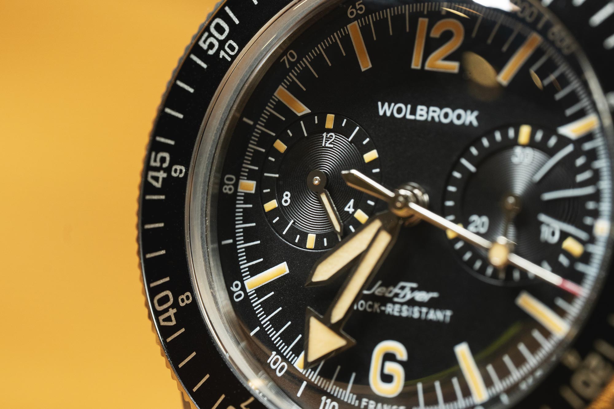 Hands-On: the Wolbrook JetFlyer and the New Jeambrun PS6402 Automatic Chronograph Caliber