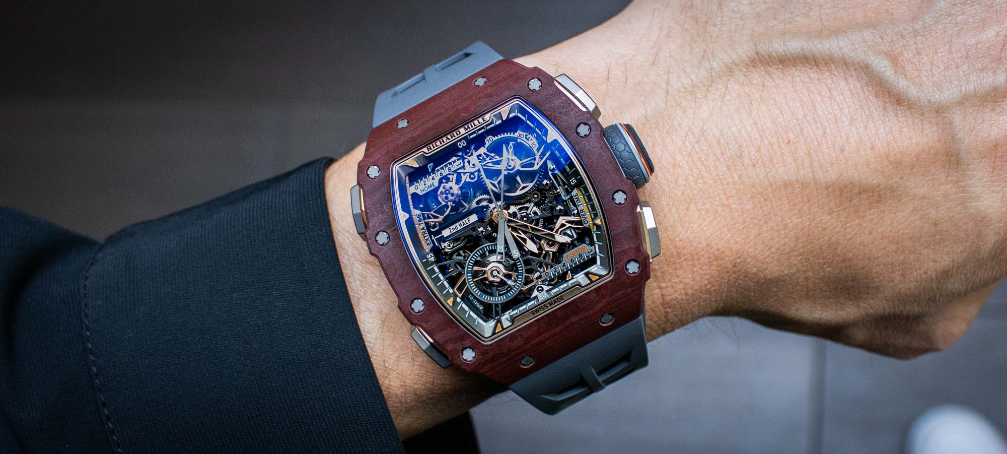 Hands-On Debut: The Richard Mille RM 41-01 Tourbillon Soccer Watch Is A Fully Mechanical Match Tracker