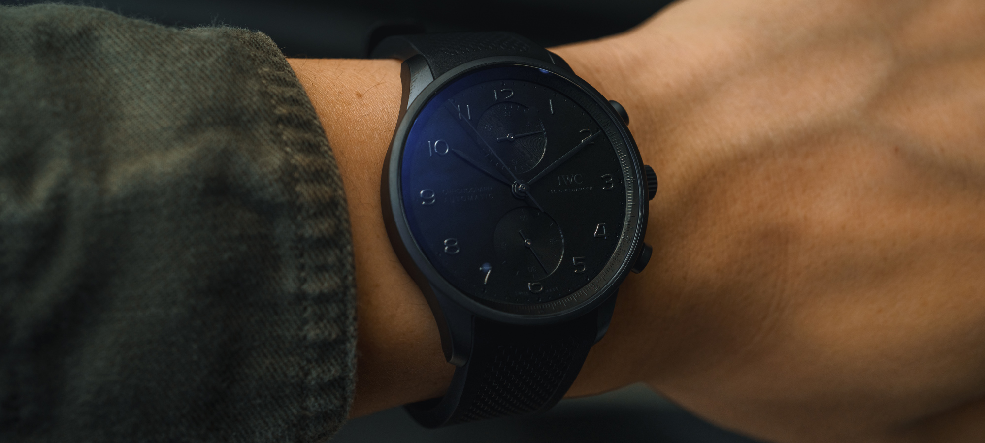 Hands-On: Ceratanium Leaves The Cockpit With The New IWC Portugieser Chronograph Ceratanium